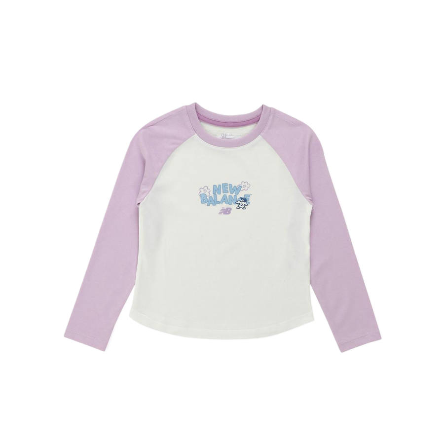 New Balance New Balance Kids T Shirts Crew Neck Thickened And Fleece Lined