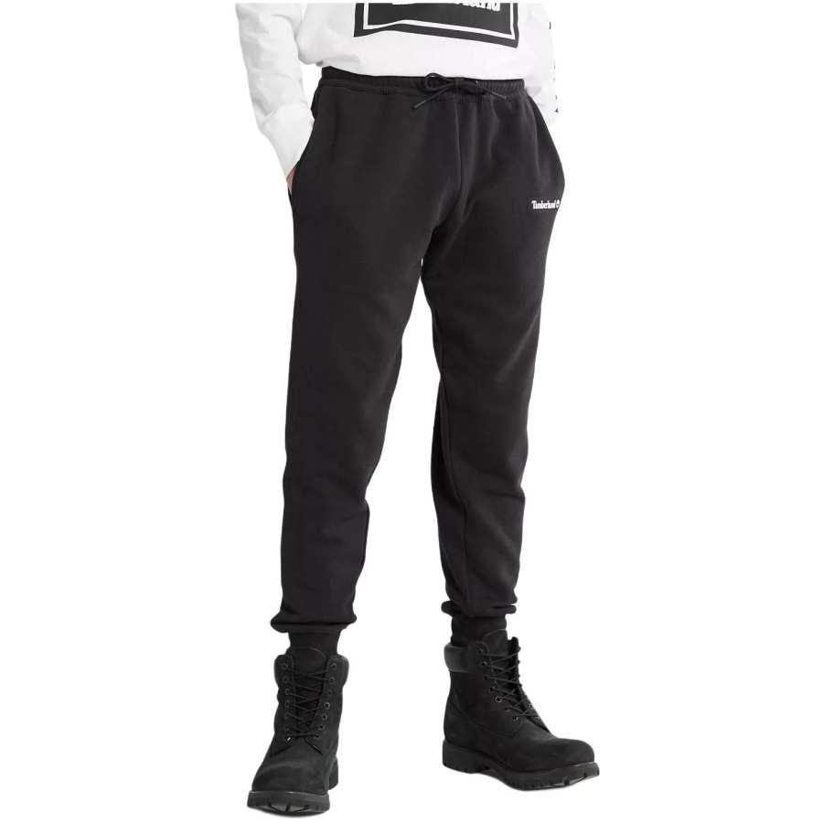 Timberland Knitted Sweatpants Unisex Black Moderate Sweatpants