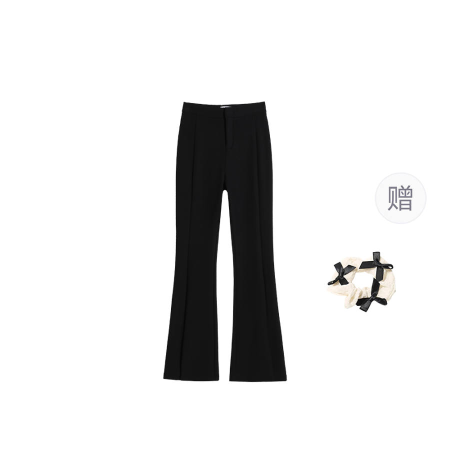 CPAURA Casual Pants Women's Thickened And Fleece Lined Wide Leg Pants