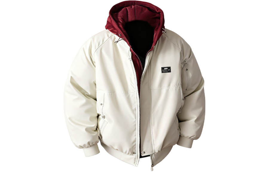 ZIAREL ZIAREL Puffer Jackets Unisex Hooded Thickened Mock Two Piece Puffer Jacket