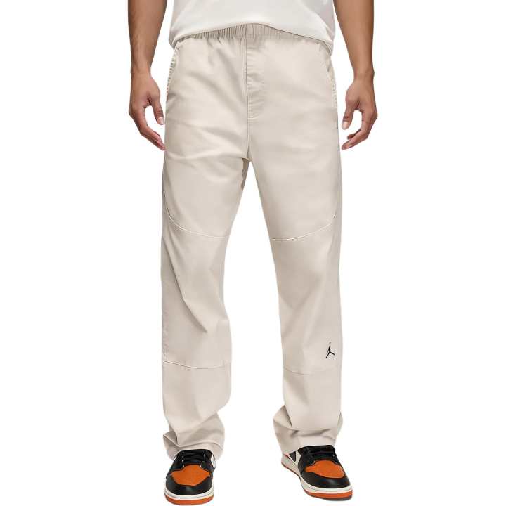 Jordan Jordan Casual Pants Men's Ecru Moderate Straight Fit Pants