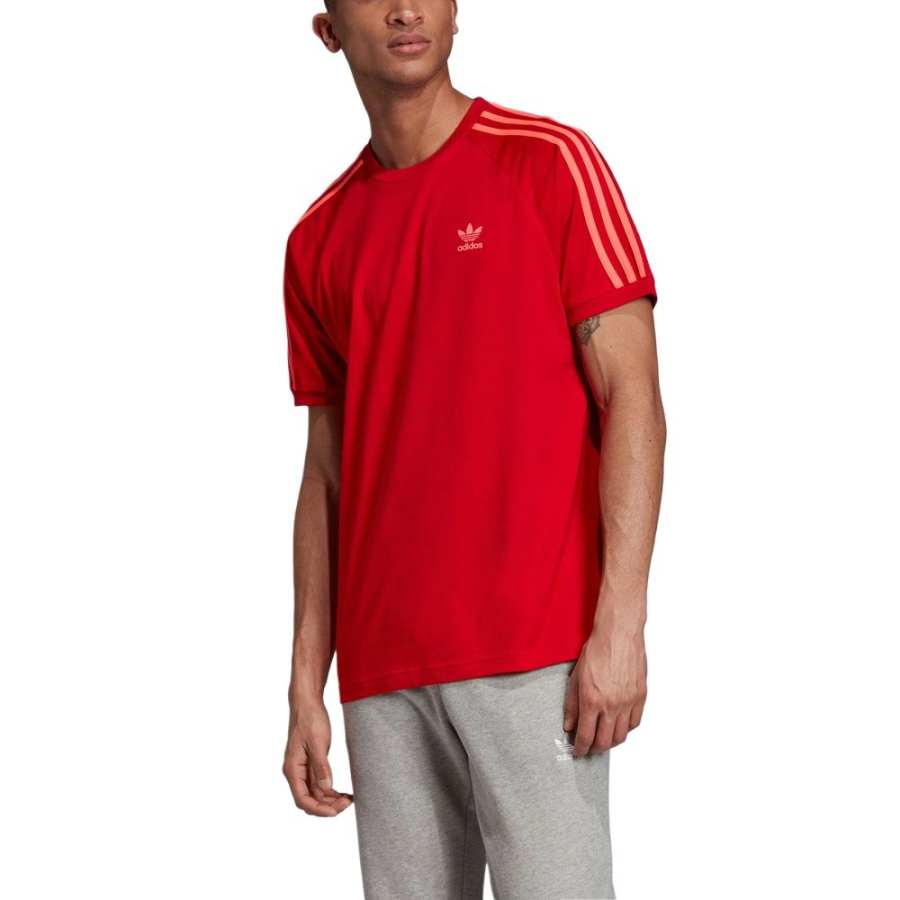 Adidas Adidas T Shirts Men's Crew Neck Moderate Straight Fit