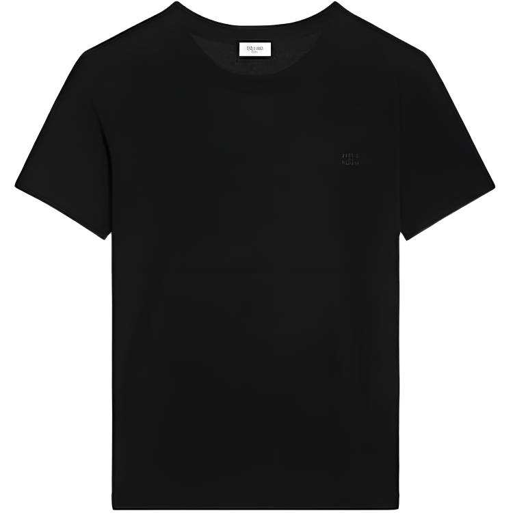 CELINE CELINE T Shirts Men's Black Crew Neck Moderate