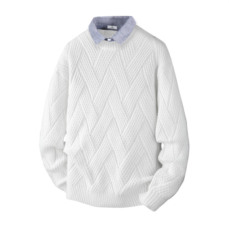 PAL ONGACO Sweaters Unisex Shirt Collar Moderate
