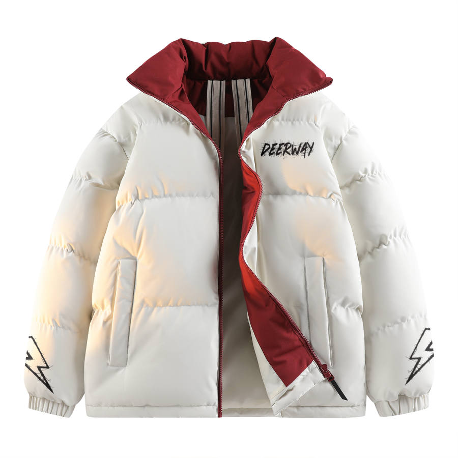 DEERWAY DEERWAY Puffer Jackets Unisex Stand Collar Thickened Padded Puffer Jacket