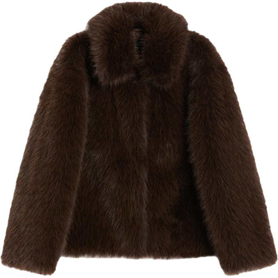 WEEKEND MaxMara Weekend Max Mara Faux fur Collared Jacket