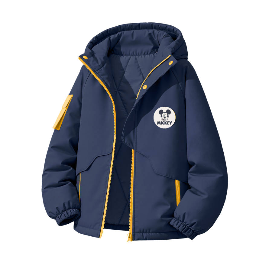 Disney Kids Padded Jackets Hooded Thickened