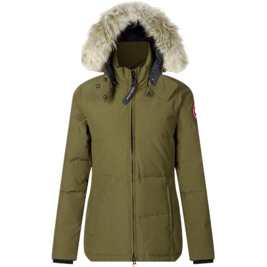 Canada Goose Chelsea Down Jacket Parka Coat, Winter Women's Army Green