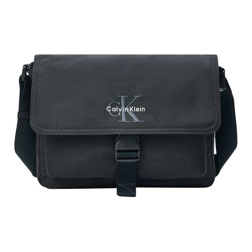CALVIN KLEIN Fabric Shoulder Bag Men's Space Black