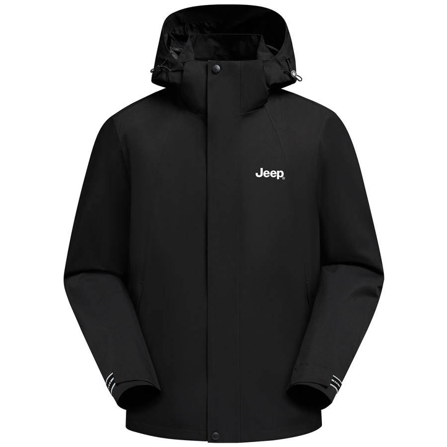 Jeep Jackets Unisex Hooded Fleece Lined Soft Shell