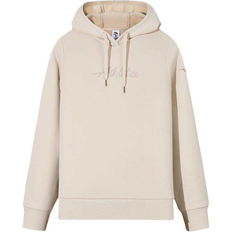 Anta Variety Training Collection Hooded Versatile Comfortable Letter Fleece Lined Thermal Casual Sweatshirt Women's