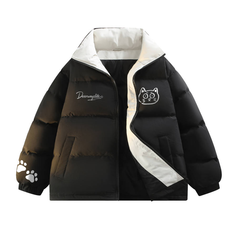 DEERWAY DEERWAY Down Jackets Unisex Stand Collar Thickened