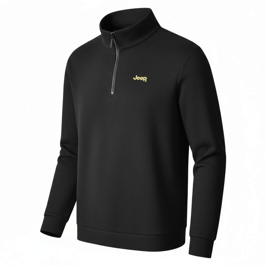 Jeep Sweatshirts Unisex Stand Collar Thickened Heavyweight