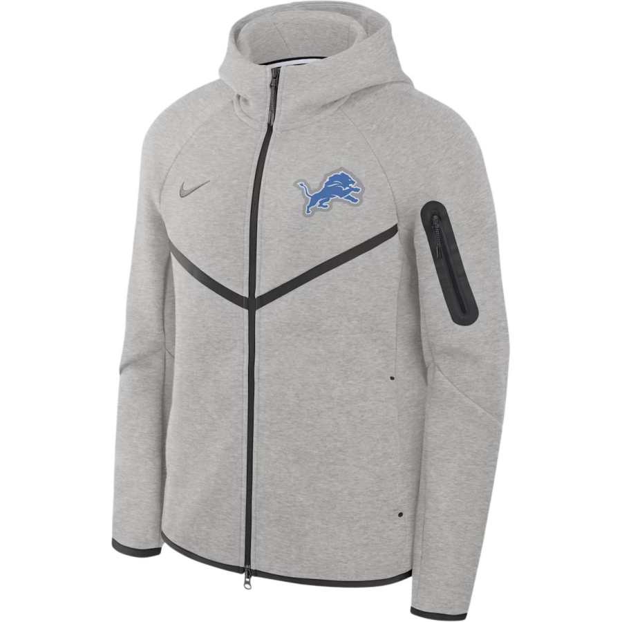 Nike Nike Detroit Lions Tech Fleece Windrunner Men's Nike Nfl Full-Zip Hooded Jacket