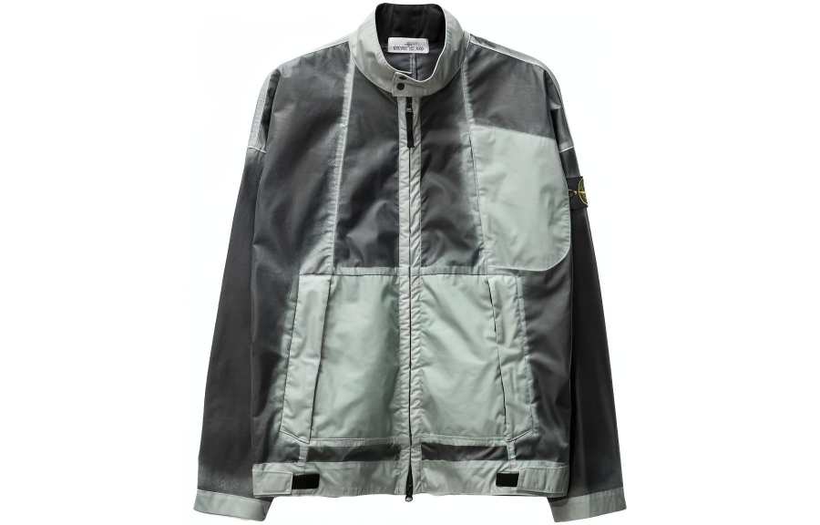 STONE ISLAND Hand Sprayed Jackets & Coats Men's Sky Color