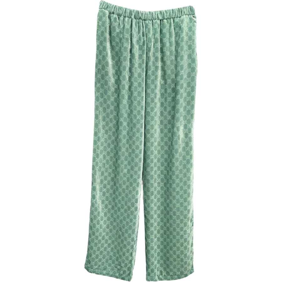 GUCCI Casual Pants Women's Green Moderate Straight Fit Pants