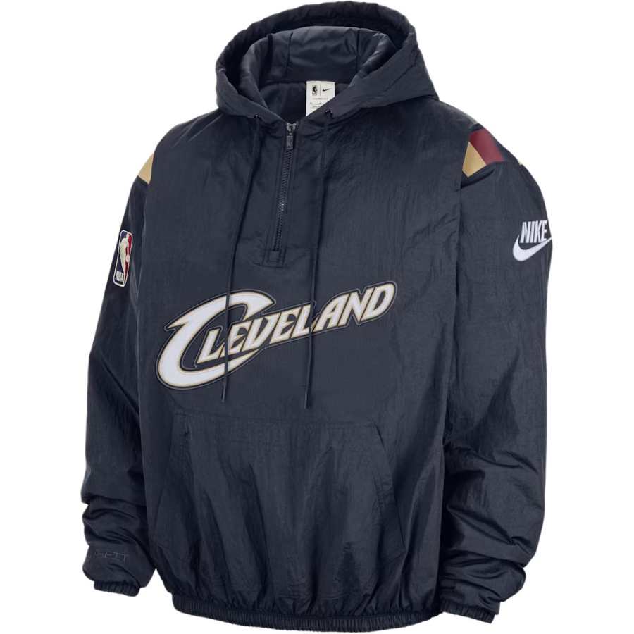 Nike Nike Cleveland Cavaliers Hardwood Classics Men's Nike Therma-FIT Nba 1/2-Zip Hoodie