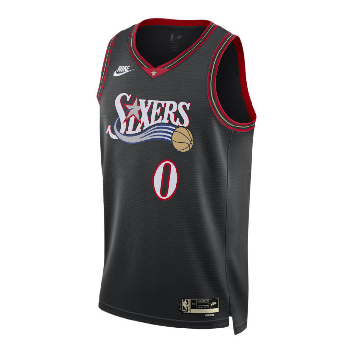 Nike Nike Philadelphia 76ers 2025/26 Hardwood Classics Men's Nike Dri-FIT Nba Swingman Jersey