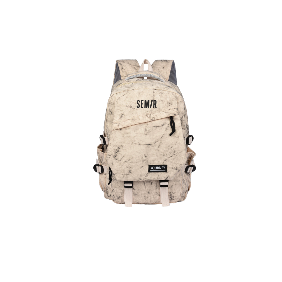 Semir Nylon Backpack Unisex Black/Red/White/Green