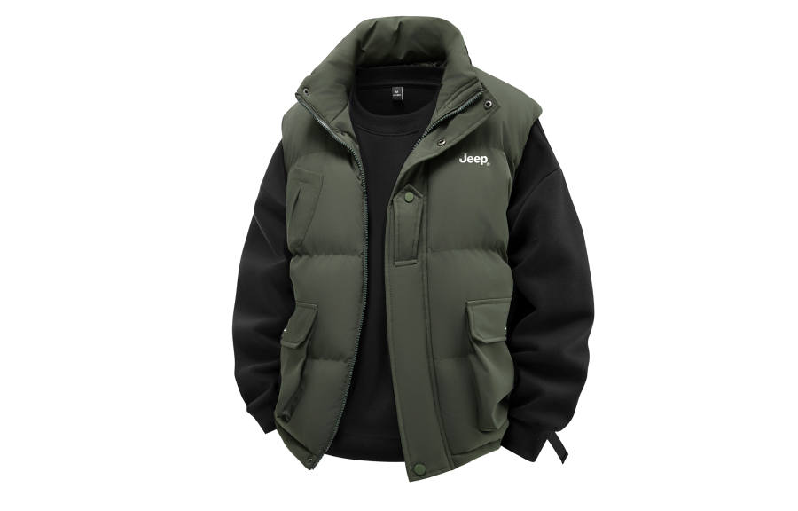 Jeep Outdoor Casual Cotton Vest Unisex