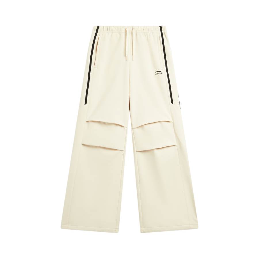 Li-Ning Li Ning Sports Life Collection Fleece Lined Thermal Letter Fashion Versatile Sports Casual Pants Women's