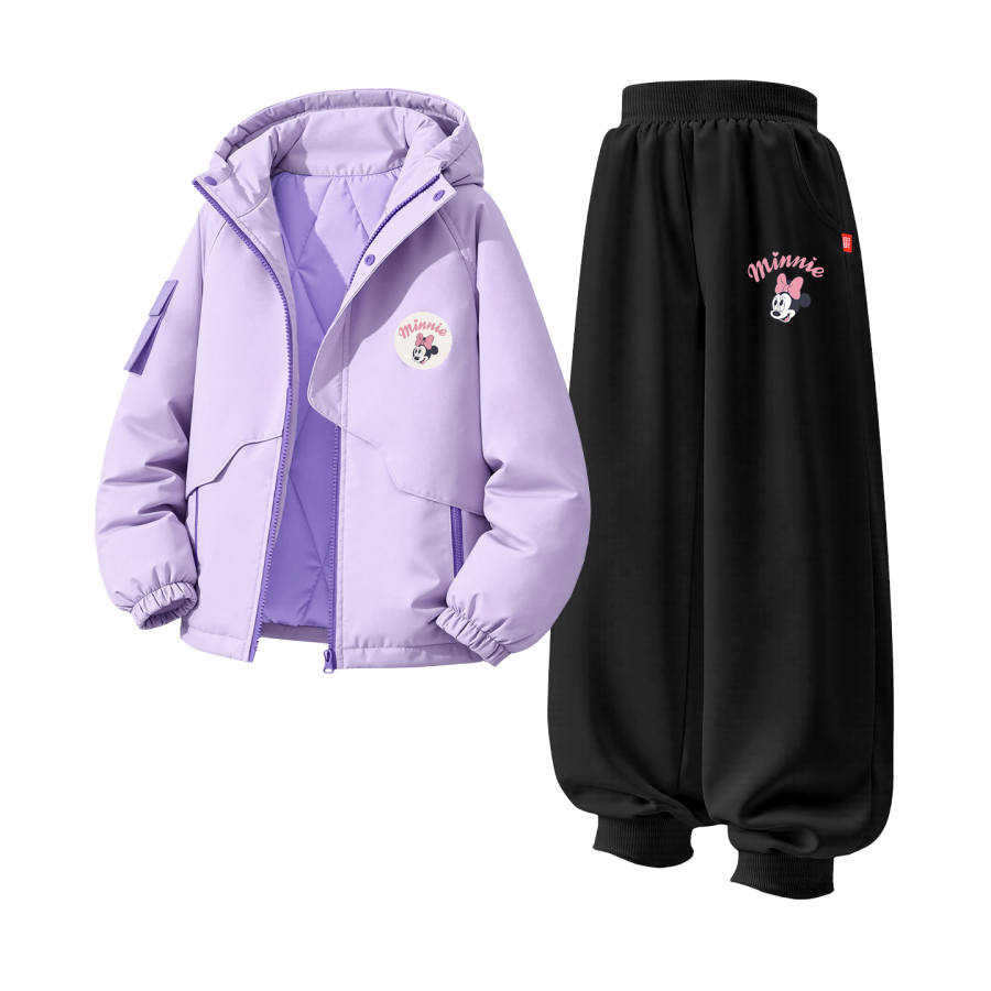 Disney Kids Casual Sportswear Hooded Thickness