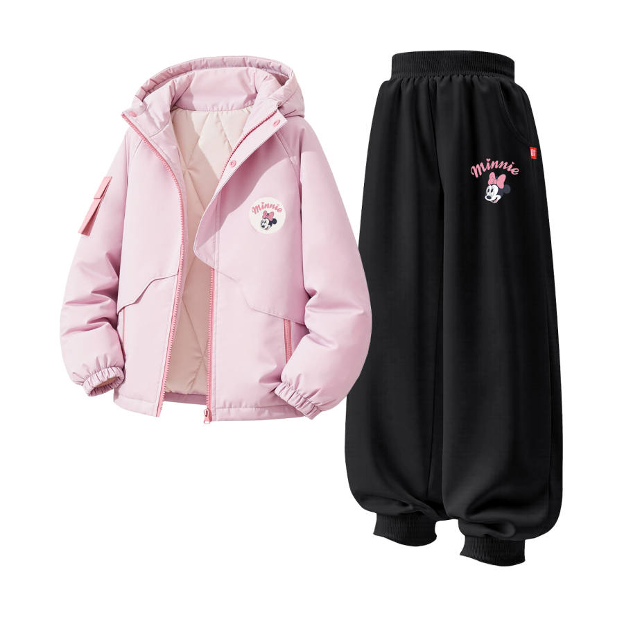 Disney Kids Casual Sportswear Hooded Thickness