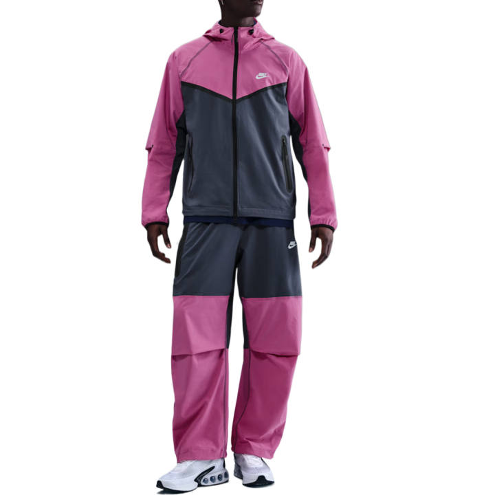 Nike Nike Woven Casual Pants Men's Black Pink Moderate Straight Fit Pants