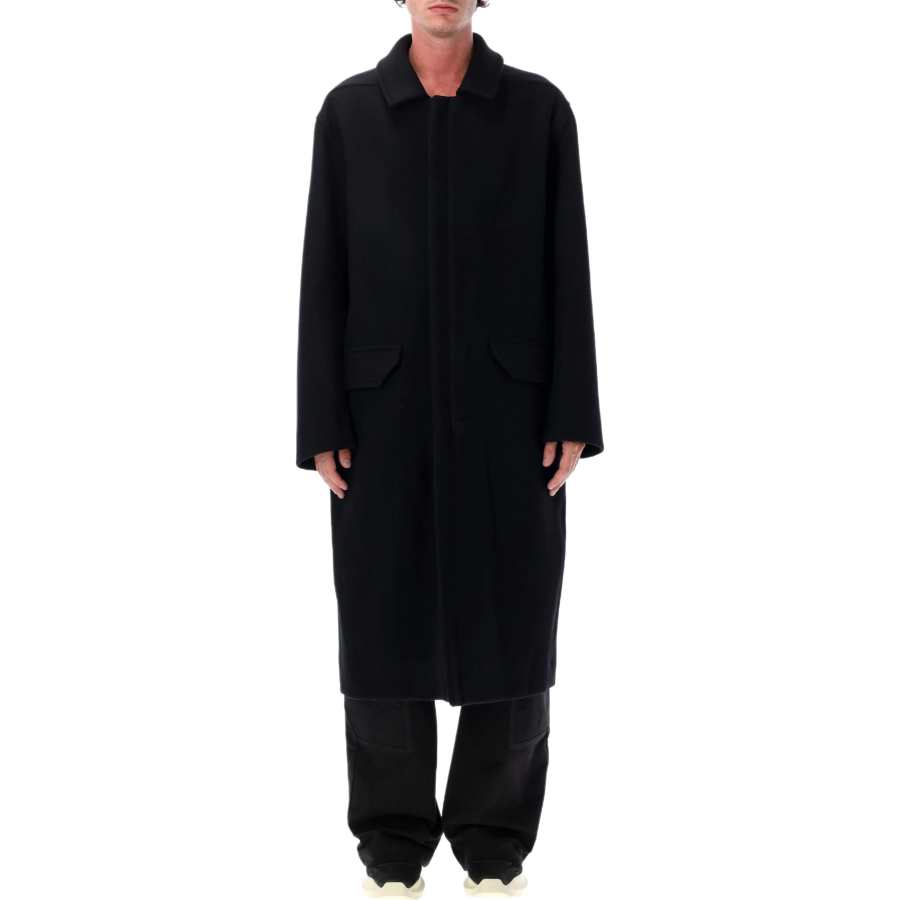 RICK OWENS RICK OWENS Coats Men's Black Moderate