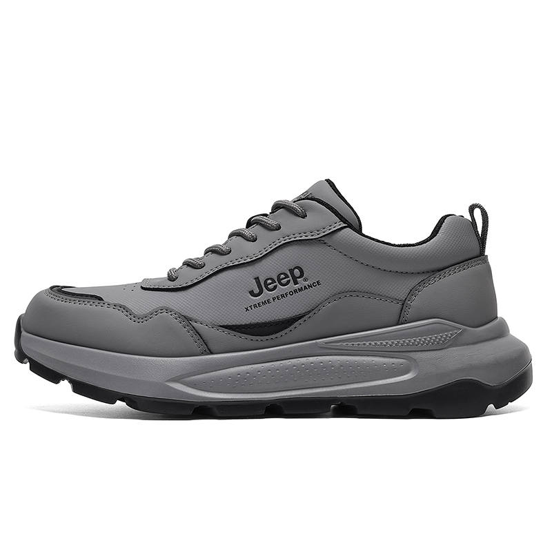 Jeep Cow Split Leather Low top Outdoor Shoes Men's