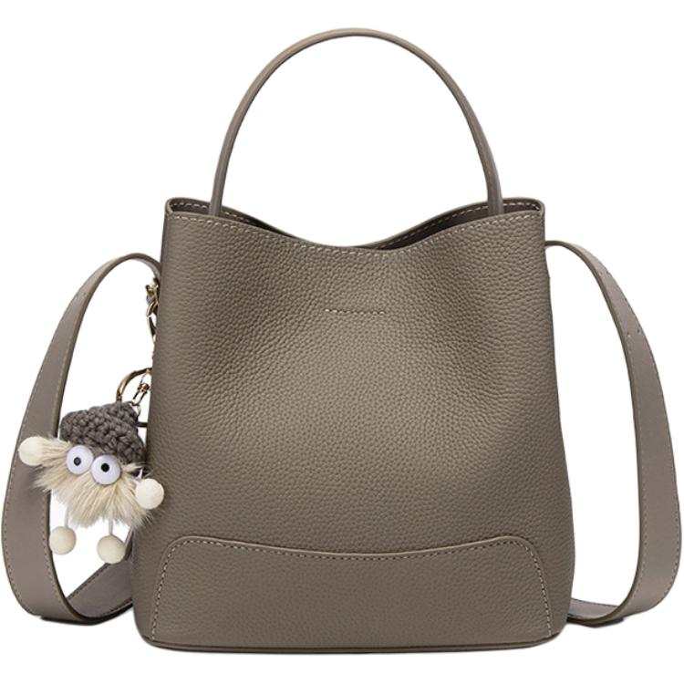 PAYOT Synthetic Leather Handbag Women's Elephant Gray