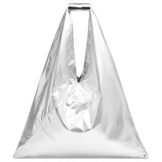 MM6 Maison Margiela Nylon Handbag, Shoulder Bag Medium Women's Silver