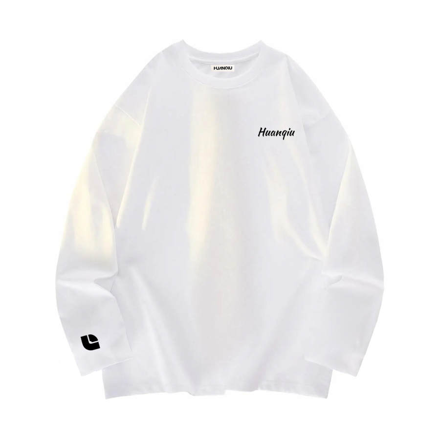 HUANQIU T Shirts Unisex Crew Neck Moderate Heavyweight