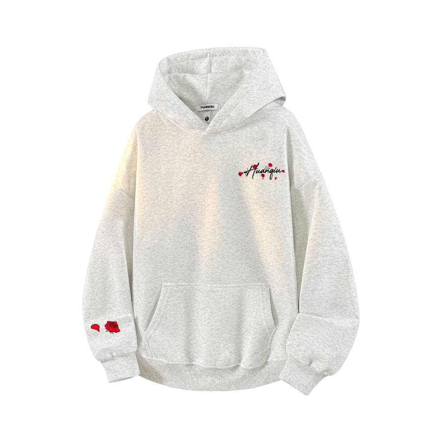 HUANQIU Sweatshirts Unisex Hooded Moderate Regular