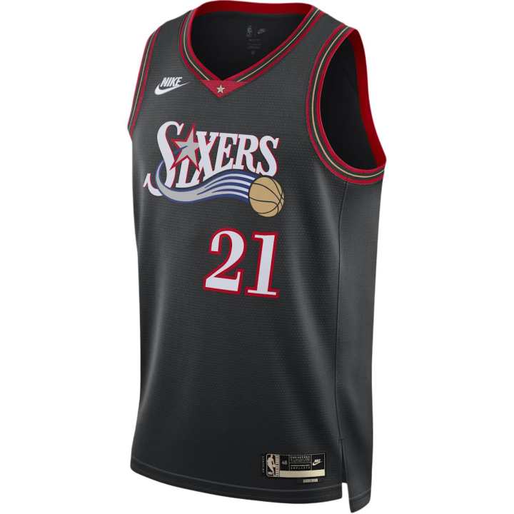 Nike Nike Philadelphia 76ers 2025/26 Hardwood Classics Men's Nike Dri-FIT Nba Swingman Jersey