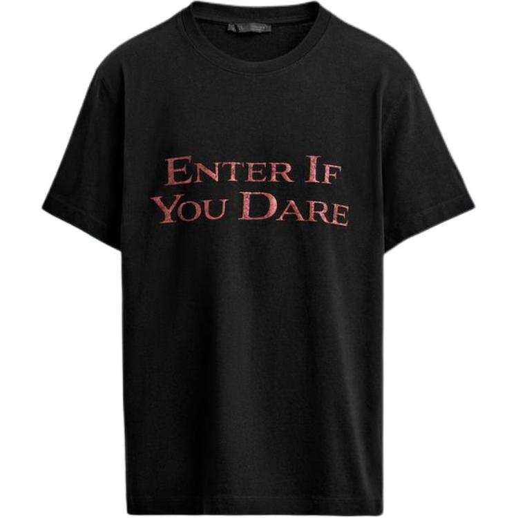 ZARA T Shirts Men's Black Crew Neck