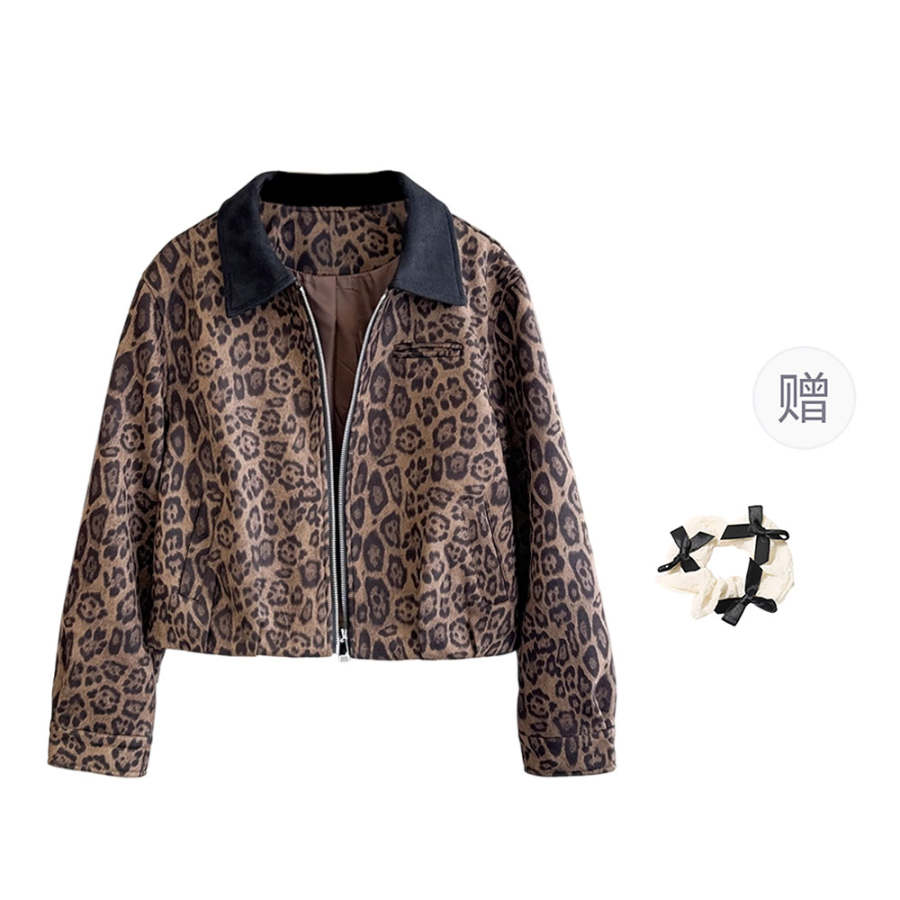 CPAURA Jackets Women's Coffee+Hair Tie Comes With Lapel Moderate Other