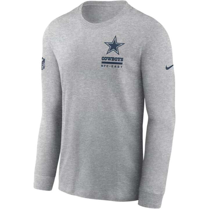 Nike Nike Dallas Cowboys Sideline Team Issue Men's Nike Dri-FIT Nfl Long-Sleeve T-Shirt