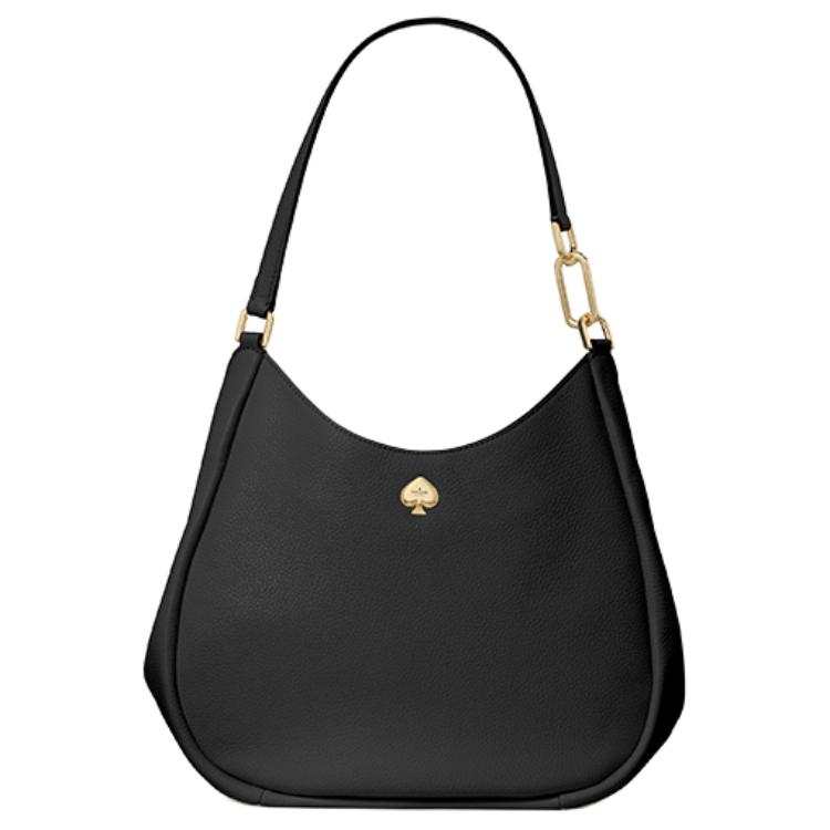 Kate Spade Cow Leather Handbag, Shoulder Bag Large Women's Black