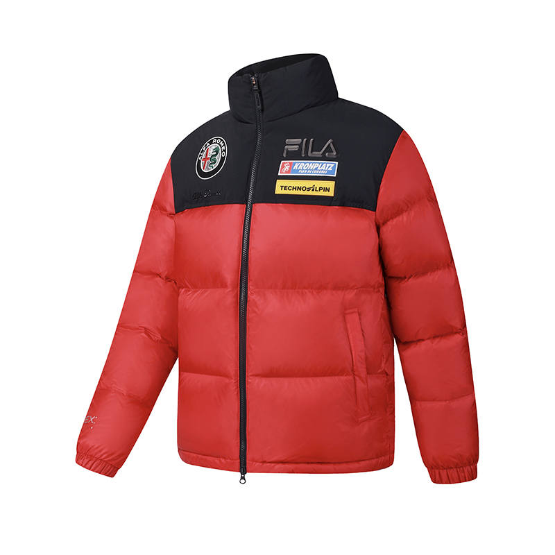 FILA FILA SKI Down Jacket Men's Neon Red