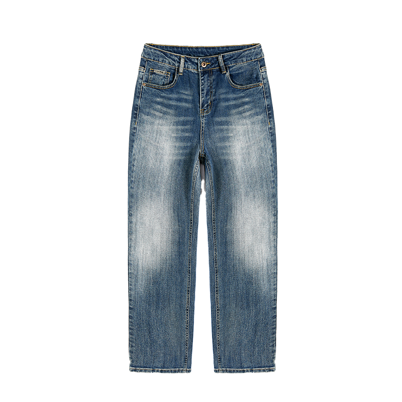 Jeep Jeans Unisex Vintage Blue Moderate Straight Fit Pants