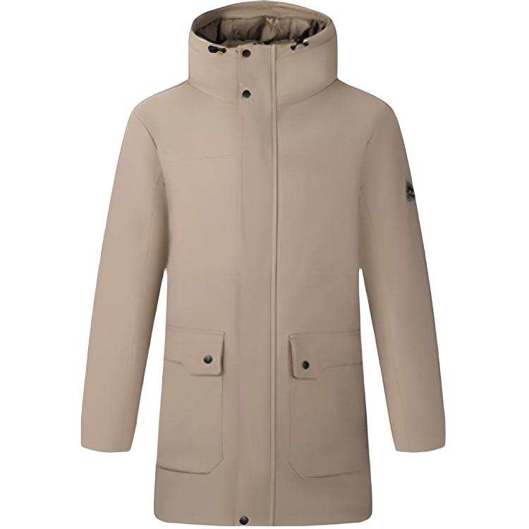 361° Down Jackets Men's Mushroom Umber/Mushroom Umber Hooded Thickened
