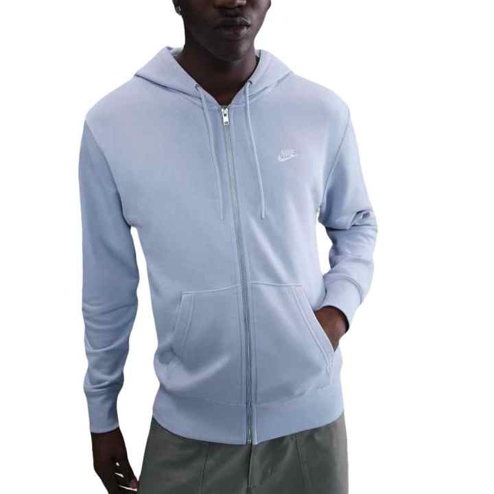 Nike Nike Club Sweatshirts Men's Ghost/Ghost/White Hooded Moderate Regular