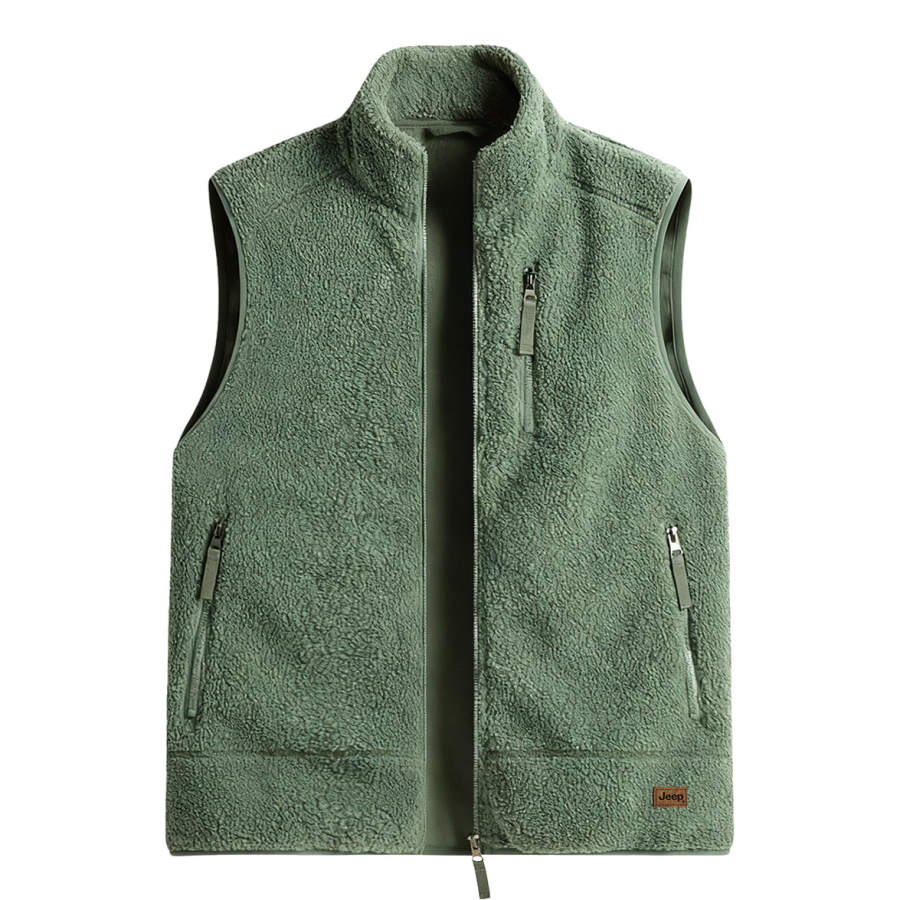 Jeep Jeep Vests Unisex Stand Collar Thin Workwear