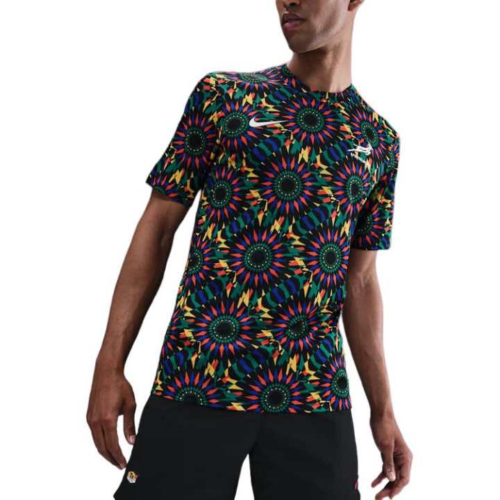 Nike Nike T Shirts Men's Canyon Green Crew Neck