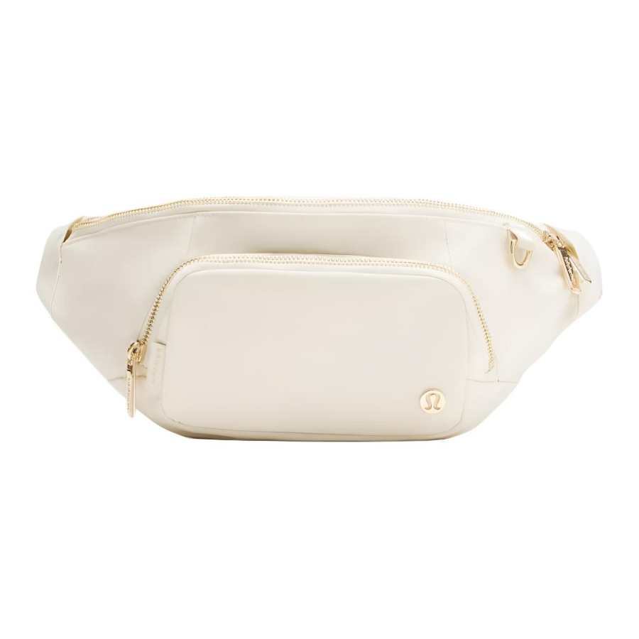 Lululemon Everywhere Recycled Nylon One Shoulder Crossbody Fanny Pack Extra Large Unisex Ivory White