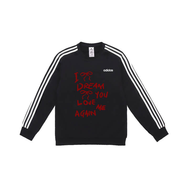 Adidas Adidas Sweatshirts Unisex Black Crew Neck Moderate