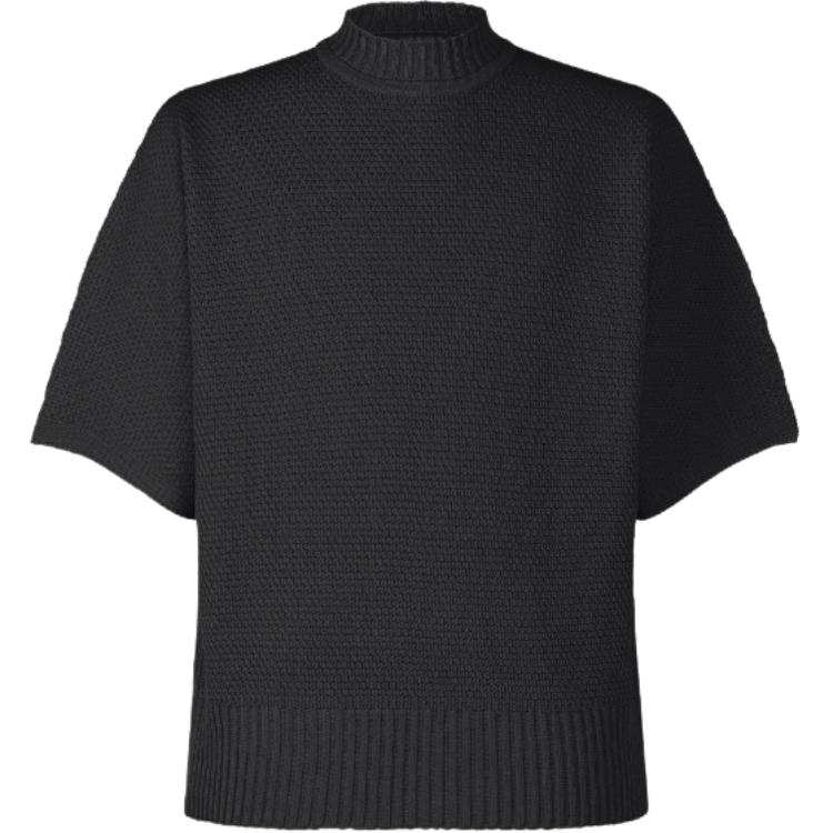ISSEY MIYAKE Rustic Knit Knitwear Men's Black
