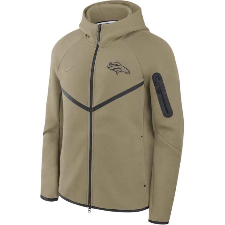 Nike Nike Denver Broncos Tech Fleece Windrunner Men's Nike Nfl Full-Zip Hooded Jacket