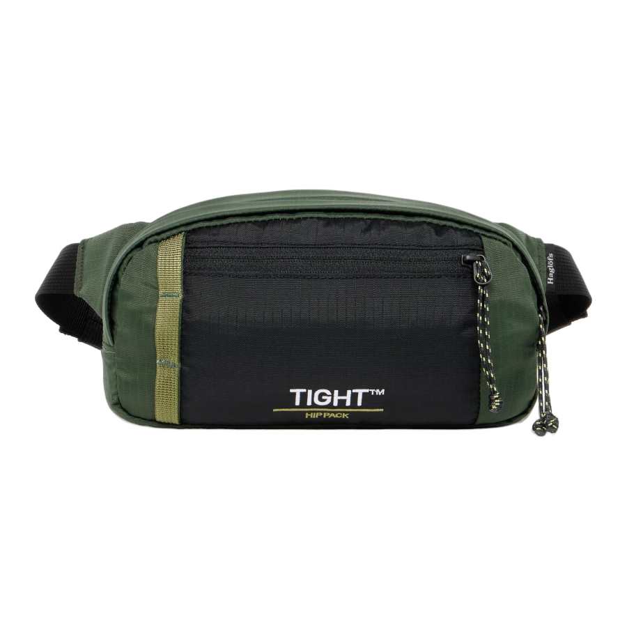 HAGLÖFS Recycled Polyester Fanny Pack Women's Seaweed Green & Black